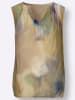 creation L Blusentop in champagner-jeansblau-bedruckt