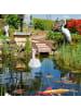 relaxdays 4x Gartendeko "Schwan" in Weiß