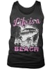 Hybris T-Shirt "Life Is A Beach Tank Top" in Schwarz