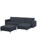 Beliani 2-tlg Modulsofa ABERDEEN in Grau/Silber