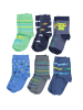 TupTam 6er- Set Socken in grün/blau