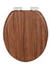 Wenko WC-Sitz Chestnut Braun, WC-Sitz Mod. Chestnut Braun in Braun