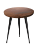 Beliani Beistelltisch DETAH in Braun/Schwarz - (W) 45 x (H) 48 x (L) 45 cm