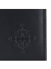 oxmox Leather Geldbörse RFID Schutz Leder 11 cm schwarz-windrose 2.0