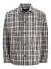 Jack & Jones Overshirt in Silver Lining
