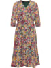 Albee Women Midikleid Mit Blumenprint in Grün Mehrfarbig
