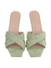 Ital-Design High-Heel Sandalette in Hellgrün