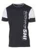 KOROSHI Kurzarm T-Shirt in schwarz