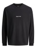 JACK & JONES Junior Langarm-T-Shirt in Black