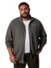 Men Plus Sweatjacke in elefantgrau