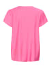 Kaffe Kurzarm-Bluse KAlui Regular fit in Azalea Pink CC