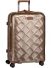 Stratic Koffer & Trolley Leather & More Trolley M in Champagne