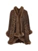osha Damen Poncho in Khaki