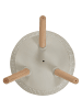 Beliani Outdoor Blumentopf ATHAEA in Beige/Grau/Braun - (W) 37 x (H) 54 x (L) 37 cm