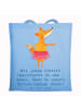 Mr. & Mrs. Panda Tote Bag Tanzen Trainerin Herz mit Spruch in Sky Blue