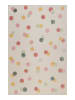 Smart Kids Teppich "Dana" in Creme Beige/Rosa/Grün/Gelb