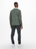 Only&Sons Basic Sweatshirt Langarm Pullover ohne Kapuze ONSCERES in Grün-2