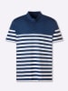 WITT WEIDEN Kurzarmshirt in dunkelblau-weiß-gestreift