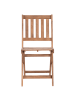 Beliani 3-tlg Bistro Set FEBBIO in Braun