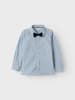 name it Hemd mit Fliege langarm in cashmere blue