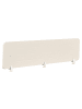 Beliani Schreibtischtrennwand ZIGGY in Beige - (W) 180 x (H) 40 x (L) 2 cm