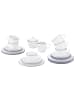 Seltmann Weiden 20er Set Kaffeeservice Compact Blaurand weiß-blau in weiß-blau