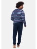 Ammann Schlafanzug Night & Home Cotton in Dunkelblau