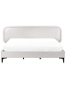 Beliani 2-tlg Doppelbett SUZETTE in Grau