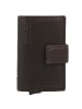 Strellson Norton Kreditkartenetui RFID Schutz Leder 7 cm in darkbrown