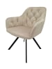 Kayoom Stuhl Georgia 2erSet in beige