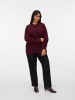 Vero Moda Strickpullover in Winetasting