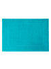 Framsohn 2er Set: Zwirnfrottier Badematte "Easy" in Blau (L) 120 x (B) 67 cm