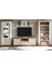 Furn.Design Wandboard weiß Pinie, Landhaus Wandregal 146 cm Bücherregal