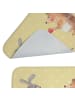 Mr. & Mrs. Panda Badematte Hase Igel ohne Spruch in Gelb Pastell
