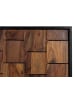 Giner y Colomer Barschrank aus massivem Mangoholz und Sheezam-3D-Effekt in Brown