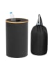 relaxdays Pfandflaschen Sammelbehälter in Schwarz - 100 l