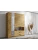 Feldmann-Wohnen Kleiderschrank Turin Eiche Artisan 158 / 54 / 200cm
