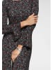 Laura Scott Jerseykleid in schwarz-geblümt
