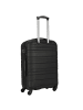 Check.In Paradise 4 Rollen Kofferset 3-teilig in schwarz