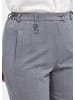GOLDNER Trevira-Schurwollhose CARLA COMFORT+ in silbergrau / melange