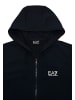 EA7 EA7 Jacke FELPA Trainingsjacke mit Kapuze in dunkelblau