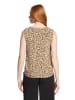 Betty Barclay Rundhals-Shirt mit Raffung in Beige/Khaki