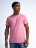 Petrol Industries Unifarbenes T-Shirt Palmora in Rosa