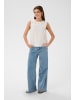 Cream Ärmellose Bluse CRMina Straight fit in Snow White