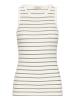 Fransa Jerseytop FRHIZAMOND Slim fit in Agave green stripe art