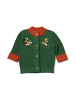 Little Green Radicals Organic Knitted Cardigan in Green