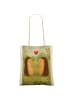 Mr. & Mrs. Panda Shopping Bag Igel Liebe Design ohne Spruch in Weiß