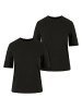 Urban Classics T-Shirts in black+black