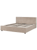 Beliani 2-tlg Doppelbett MIRANDE in Beige