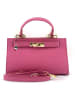 Florence Florence Umhängetasche Leder pink, fuchsia ca. 23cm